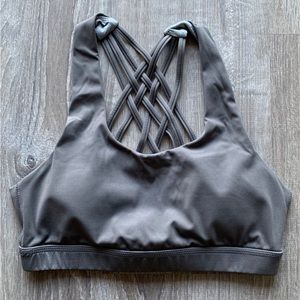 Grey Queenieke Size 8/10 Sports Bra In Great Condition